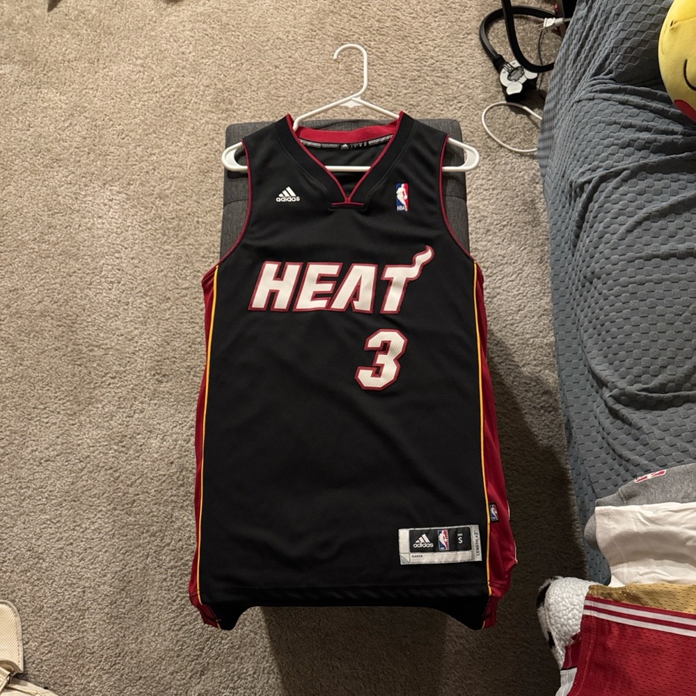 Adidas Miami Heat Dwayne Wade Away Jersey